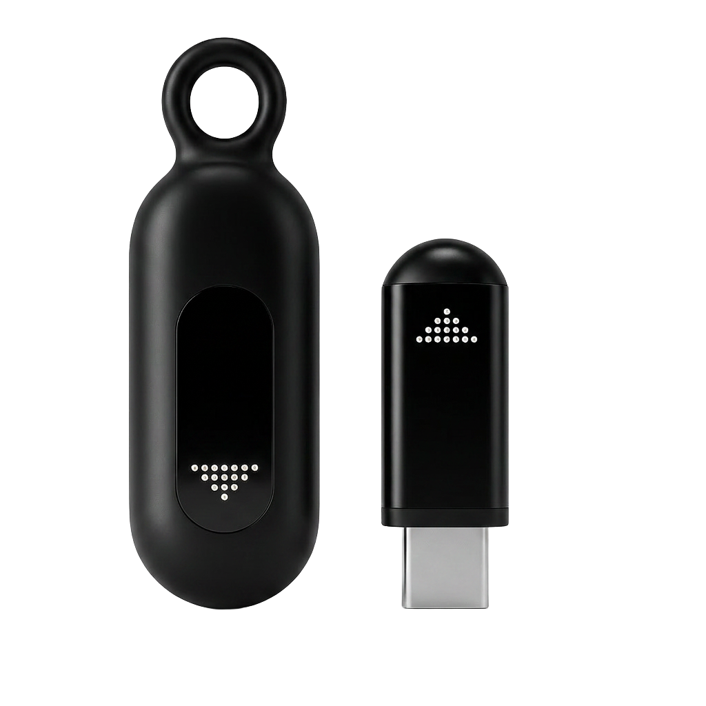 SYNCC universal IR remote adapter with smartphone